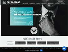 Tablet Screenshot of net-concept.fr